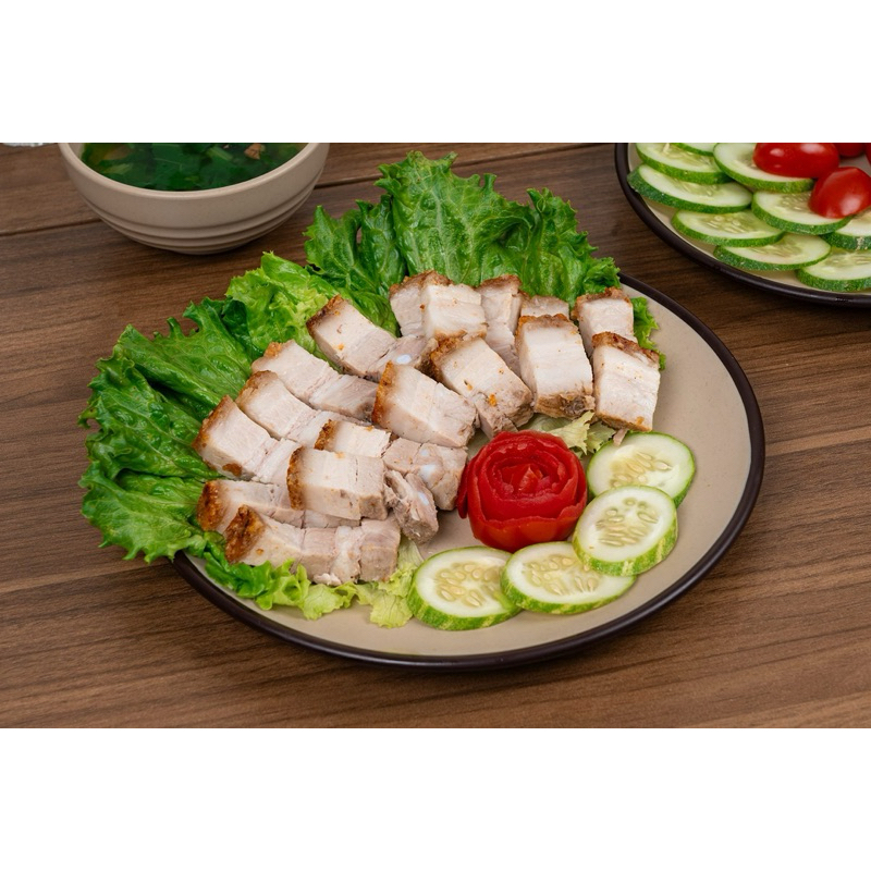 AMIZIN Đĩa nhựa, bát nhựa tròn thái 2 màu 5 size nhựa Việt Nhật cao cấp, đĩa nhựa tròn đựng đồ ăn hoa quả AMIZIN