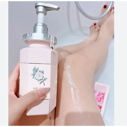 Sữa tắm Weilaiya gồm 3 hương Hoa Hồng, Hoa Trà và Hoa Cúc