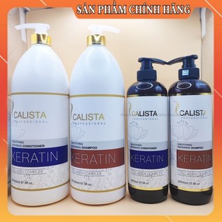 Cặp dầu gội xả CALISTA 800ml Phục Hồi Ngăn Tóc Gãy Rụng , Siêu Mềm Mượt Tóc
