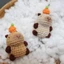 Móc khoá capybara ( chuột lang nước) bằng len handmade dễ thương đáng yêu