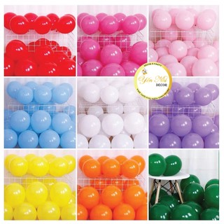 Set 100 bóng bay trang trí sinh nhật, trang trí tiệc cưới, tiệc kỉ niệm loại dày đẹp 2.2g YẾN NHI SHOP