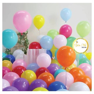 Set 100 bóng bay trang trí sinh nhật, trang trí tiệc cưới, tiệc kỉ niệm loại dày đẹp 2.2g YẾN NHI SHOP