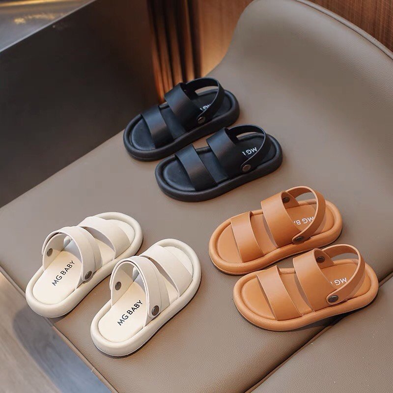 sandal bé trai dép lê cho bé gái siêu nhẹ cho bé trừ 1 tuổi dễ đi MG BABY full hộp đi học đi chơi mẫu mới nhất năm V130
