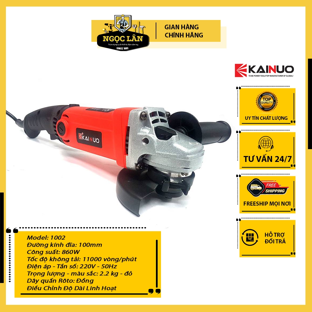 Máy mài góc 860W 100mm Kainuo 1002A