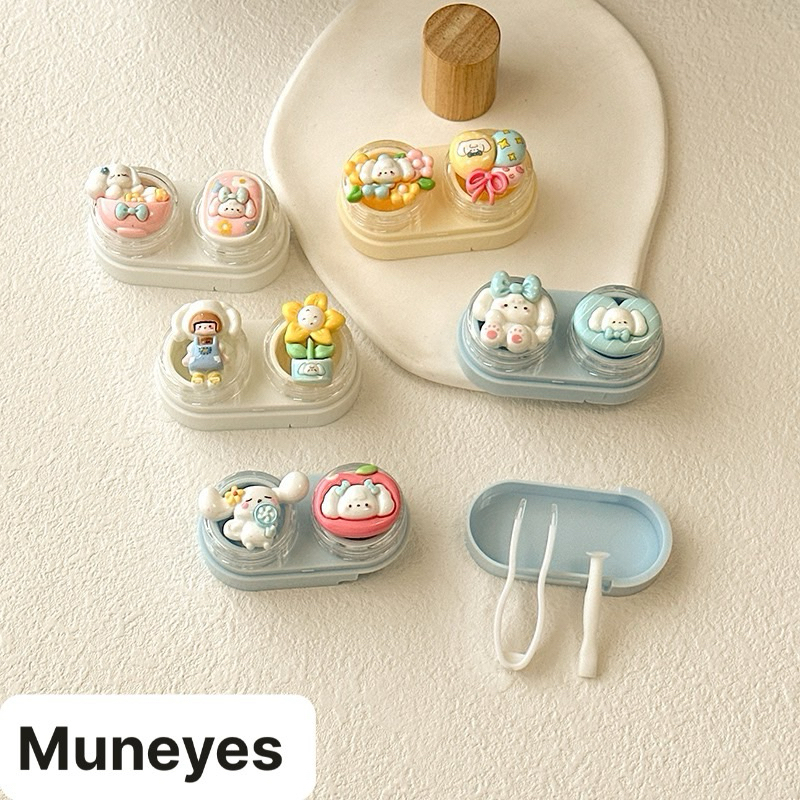 Khay Charm cún tai dài no hoạt hình Muneyes