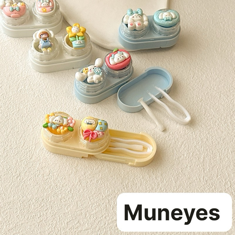Khay Charm cún tai dài no hoạt hình Muneyes