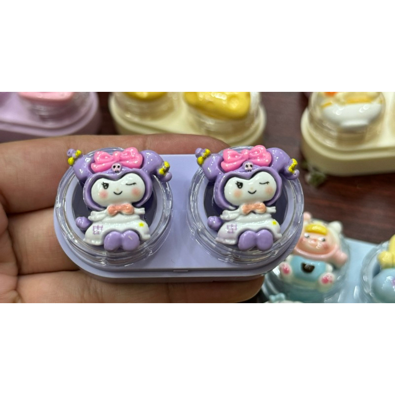 khay charm dựng lens hoạt hình kuromi Muneyes