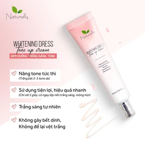Kem dưỡng Trắng Da, Nâng tone ban ngày, mờ nám, tàn nhang, không bết dính/ Naturally/ Tuýt 30ml