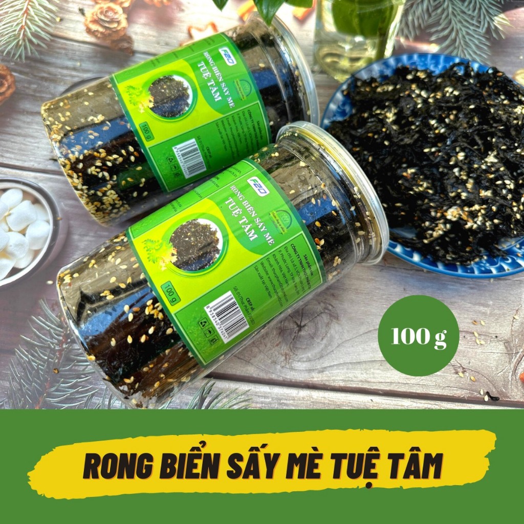 Rong biển khô sấy mè Tuệ Tâm {2 hộp Lớn} - Rong biển rắc cơm - Rong ...