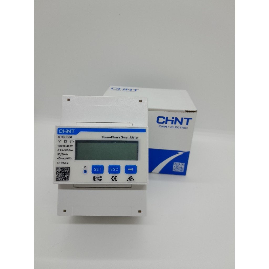 Công tơ điện thông minh 3 pha DTSU666 Chint không hỗ trợ CT ngoài ...