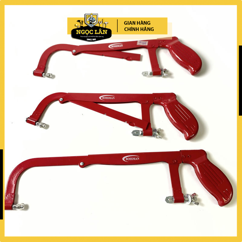 Khung cưa sắt, cưa ống nước cầm tay tùy chỉnh 8-12inch Bossman siêu bền