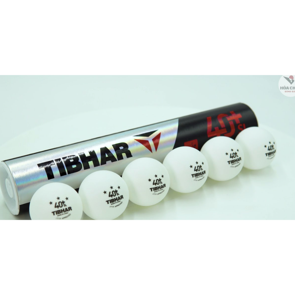 Bóng thi đấu Tibhar chính hãng tuýp, hộp 6 quả tiêu chuẩn ittf