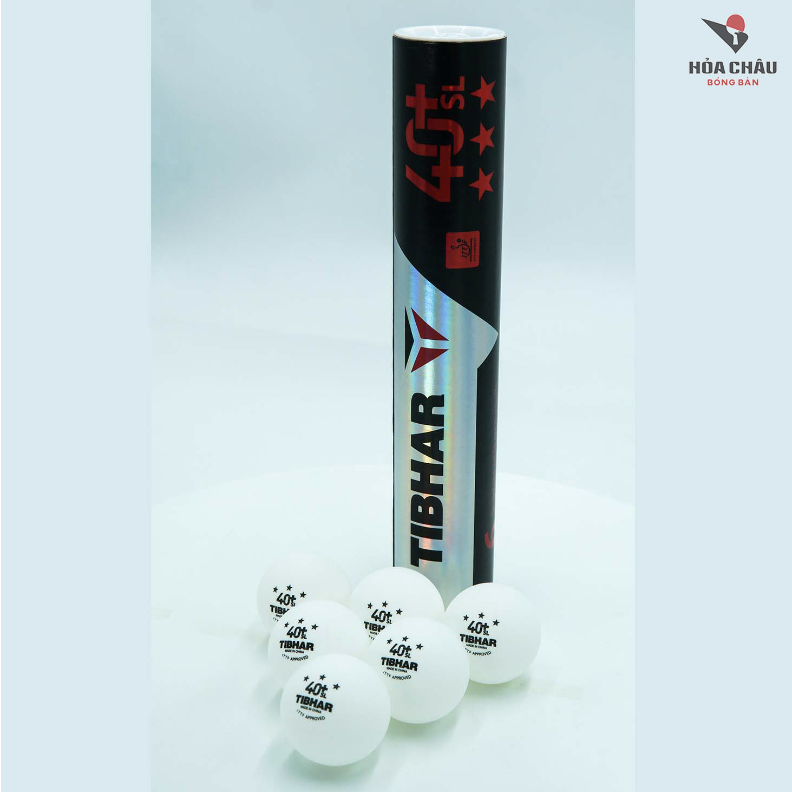 Bóng thi đấu Tibhar chính hãng tuýp, hộp 6 quả tiêu chuẩn ittf