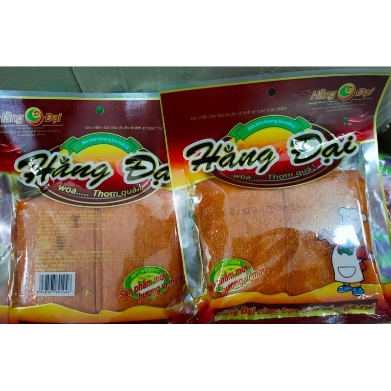 Bò miếng Hằng Đại Snack cay túi 320g | Shopee Việt Nam