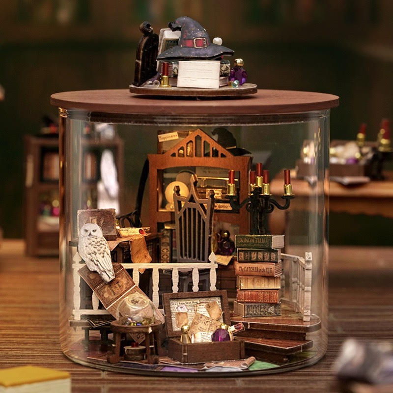 Mô hình nhà búp bê CUTEROOM diy Doll House Miniature Magic House Harry ...