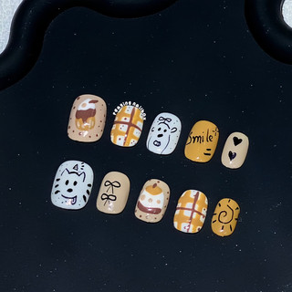 Nailbox thiết kế thủ công dễ thương form ngắn được đổi form