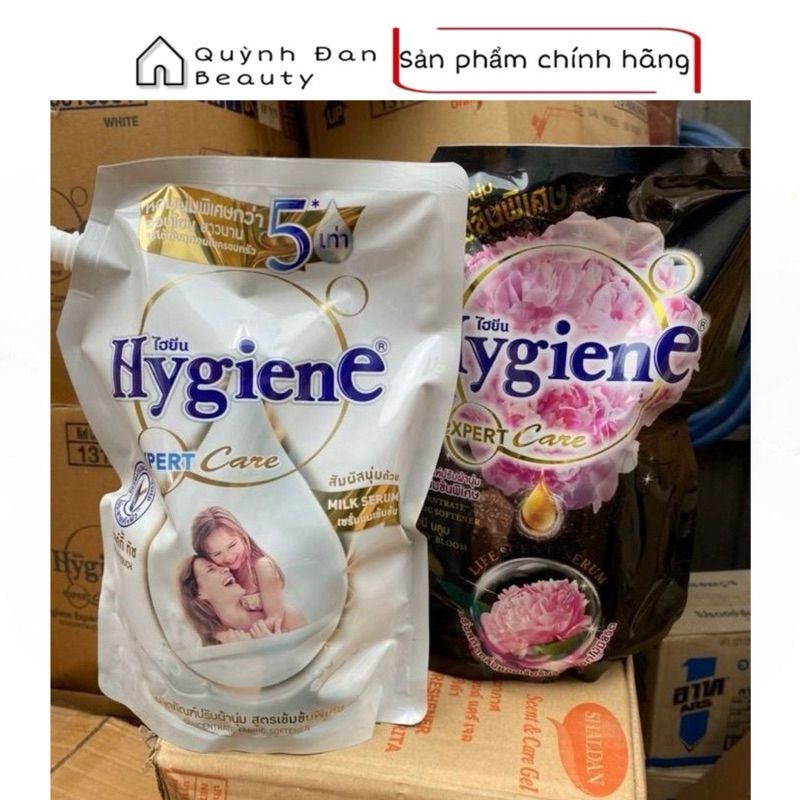 Nước Xả Vải Hygiene Thái Lan 1100ml EXPER CARE Đậm Đặc Gói Lớn Hương Hoa Tự Nhiên. 1