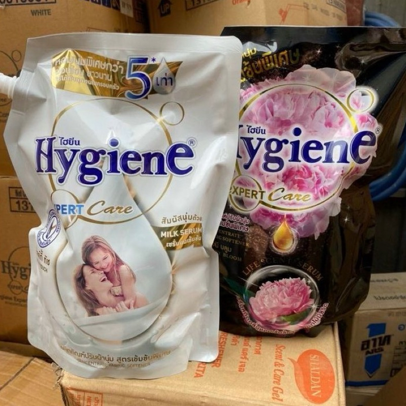 Nước Xả Vải Hygiene Thái Lan 1100ml EXPER CARE Đậm Đặc Gói Lớn Hương Hoa Tự Nhiên. 1