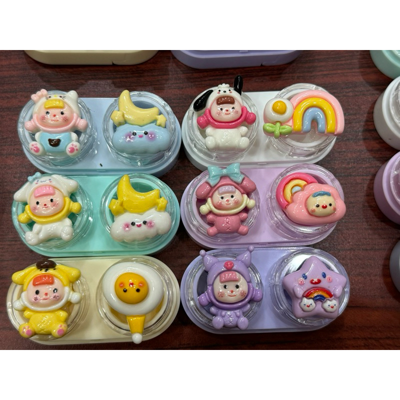 khay charrm đựng lenss nhóc cute đám mây Muneyes