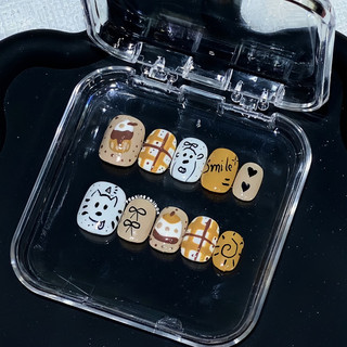 Nailbox thiết kế thủ công dễ thương form ngắn được đổi form