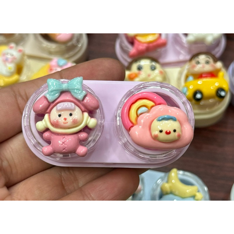 khay charrm đựng lenss nhóc cute đám mây Muneyes