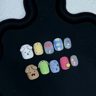 Nailbox thiết kế thủ công form ngắn dễ thương được đổi form