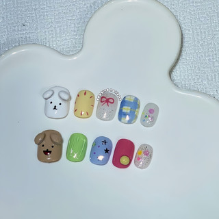 Nailbox thiết kế thủ công form ngắn dễ thương được đổi form