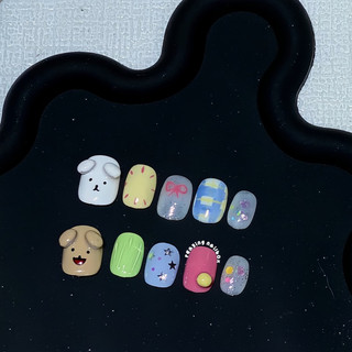 Nailbox thiết kế thủ công form ngắn dễ thương được đổi form