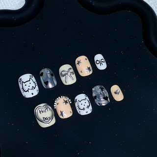 Nailbox thiết kế thủ công dễ thương form ngắn được đổi form
