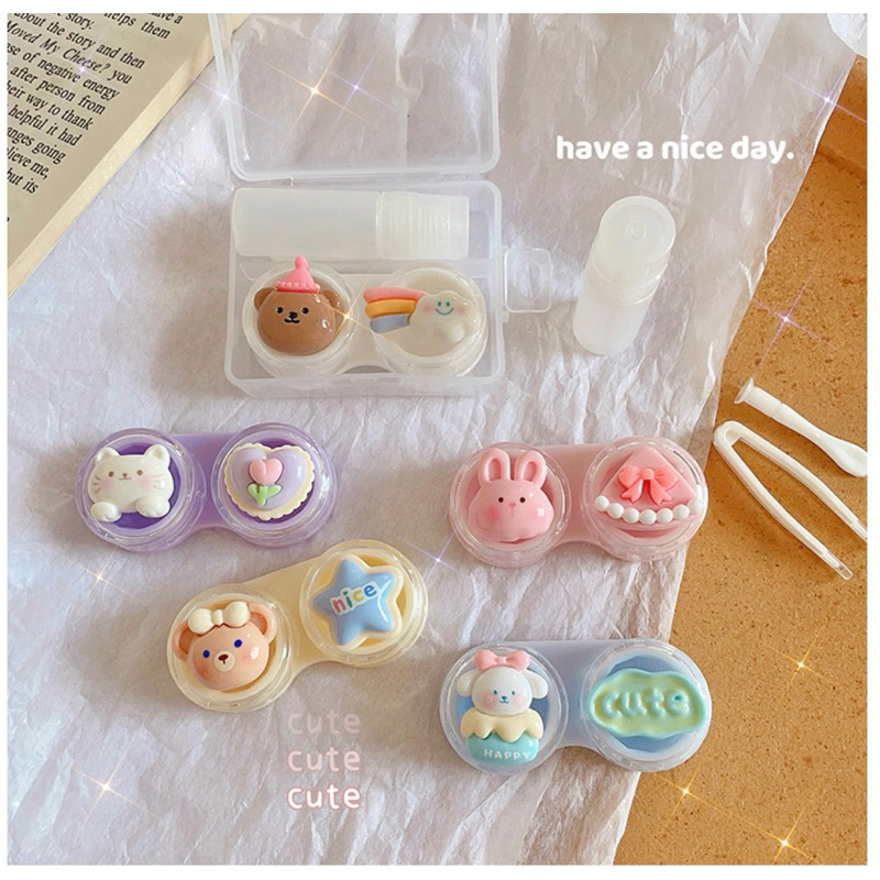 khay hộp có bình nước ngâm khi đi xa Muneyes