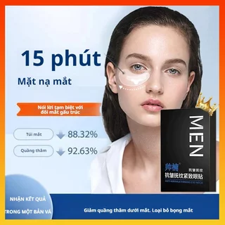 Hộp 10 Miếng Dán Pearl Roe Men Loại Bỏ Quầng Thâm Và Bọng Mắt Loại Bỏ Đường Viền Làm Mờ Nếp Nhăn Trắng Da