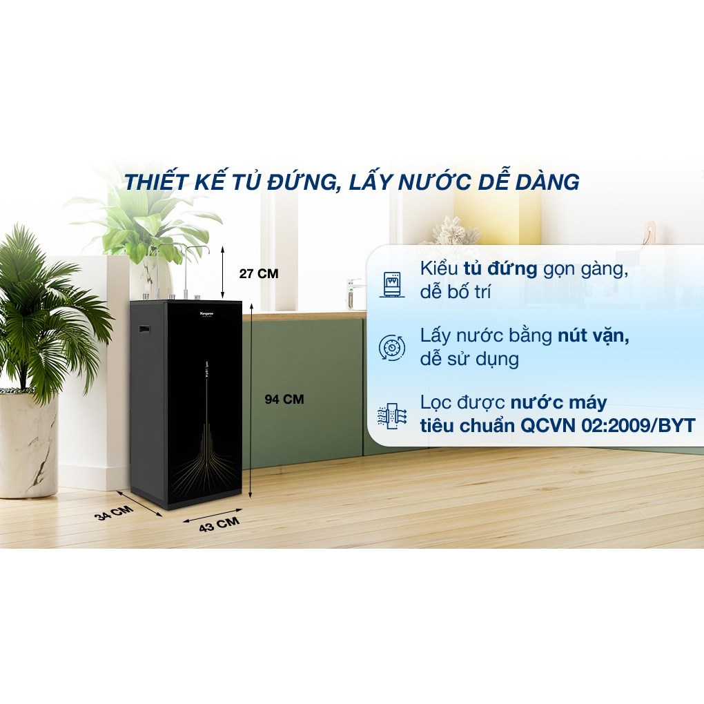 Máy lọc nước RO Hydrogen nóng nguội lạnh Kangaroo KG10A13 10 lõi - [ HỖ TRỢ  LẮP ĐẶT TPHCM ] | Shopee Việt Nam