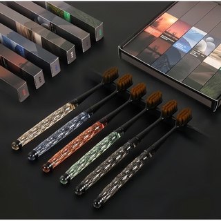 Hộp 6 bàn chải đánh răng OUMIJIE phong cách mới sang trọng.Bàn chải đánh răng siêu đẹp