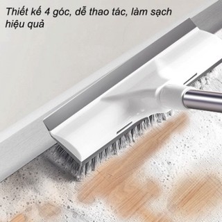 Chổi chà sàn nhà tắm 2 trong 1 thế hệ mới,Chổi  cọ sàn và gạt nước