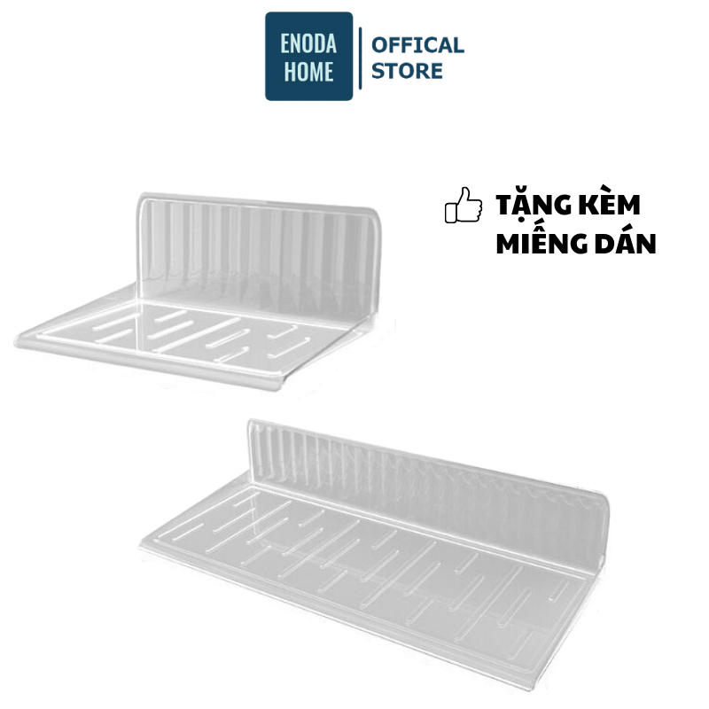 Kệ Nhựa Treo Tường ENODA HOME Đựng Phụ Kiện, Khay Dán Tường Để Phụ Kiện Tiện Lợi P044