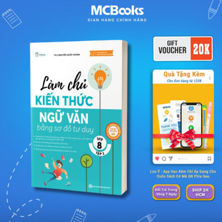 Sách - Combo Làm Chủ Kiến Thức Ngữ Văn Bằng Sơ Đồ Tư Duy Lớp 8 - Theo chương trình mới của bộ giáo dục