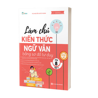 Sách - Combo Làm Chủ Kiến Thức Ngữ Văn Bằng Sơ Đồ Tư Duy Lớp 8 - Theo chương trình mới của bộ giáo dục