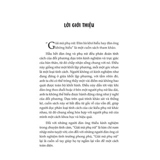 Sách - Giải Mã Phụ Nữ - Đàn Bà Khó Hiểu Hay Đàn Ông Không Hiểu? - Nhìn Thấu Nội Tâm Của Tất Cả Phụ Nữ - MCBooks