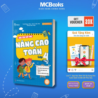 Sách - Combo Bài tập bổ trợ nâng cao Toán lớp 4 - MCBooks Chính Hãng