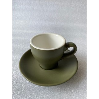Ly gốm 90ml phong cách cổ điển, tách sứ phù hợp uống Espresso TS07N - Maydecor