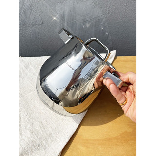 Nồi inox Chockmen [96] quả lê đa công dụng 1,5l nấu mì, đun sữa, nấu canh, đáy rời