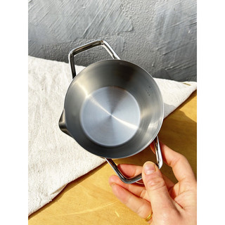 Nồi inox Chockmen [96] quả lê đa công dụng 1,5l nấu mì, đun sữa, nấu canh, đáy rời