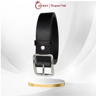 Thắt lưng nam Carient DK19 khóa lỗ kim da cao cấp bền công sở thời trang đi làm bản nhỏ 120cm