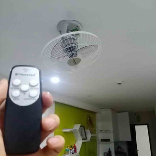 Quạt Đảo Trần Vinawind QTD-400XĐB Có điều khiển, Với 3 Chế Độ Gió, Bền Bỉ, Xoay 360 Độ BH 24 Tháng
