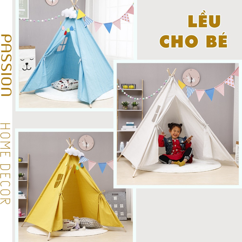 Lều Vải Canvas Cho Bé Teppy Sáng Tạo Không Gian Riêng PA9825