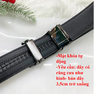 Mặt khoá thắt lưng khoá tự động cho dây 3,5Cm
