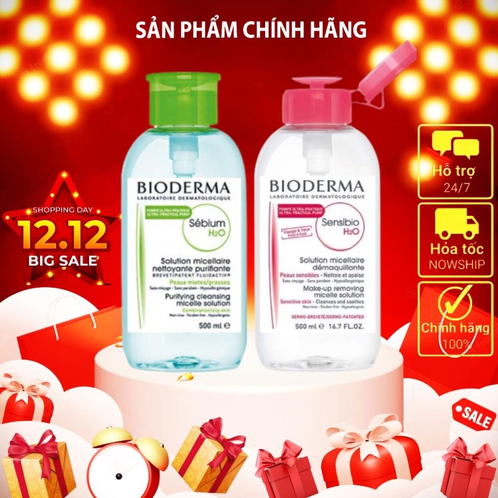 Thiết kế của Nước Tẩy Trang Bioderma Dung Tích 500ml