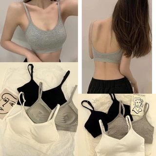 Áo Bra Nữ 2 Dây - Áo Ngực Nữ chữ U hở Lưng Không Gọng Nâng Ngực 358    [ G201 ]