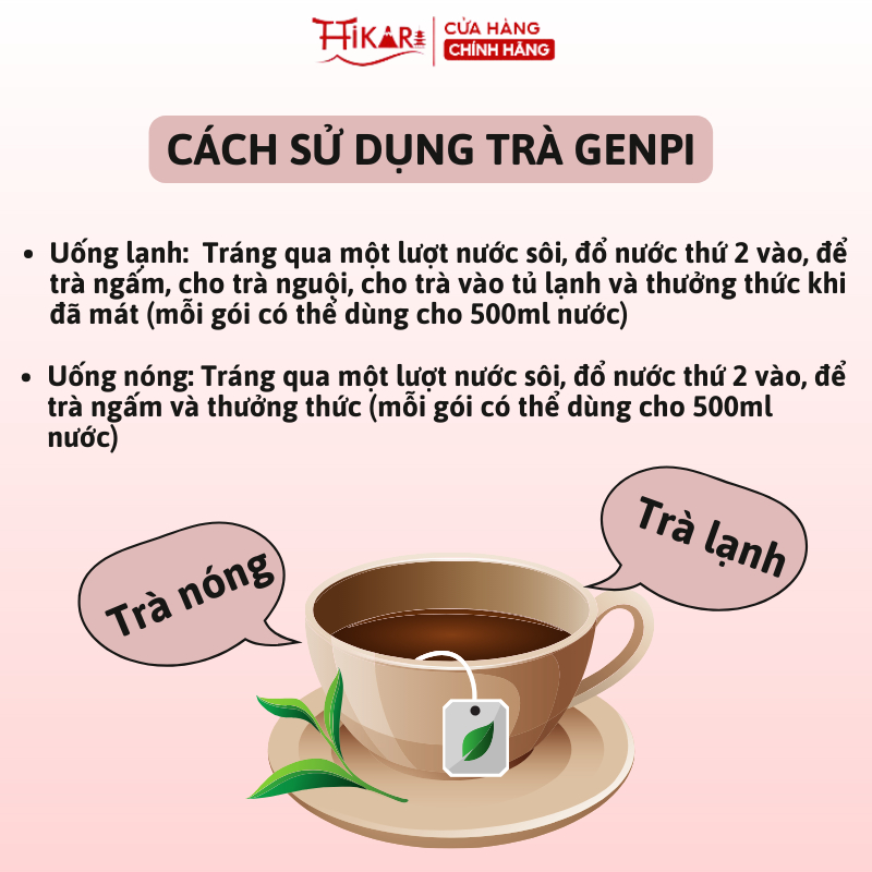 Ảnh Trà Genpi Orihiro hỗ trợ giảm mỡ thừa chính hãng Nhật Bản - túi 60 gói 4