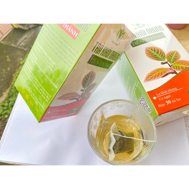 3 Hộp  ☘🍀 Trà lá Khôi Nhung  tía, Hộp 30 Túi Lọc Trà dạ dày, Đại tràng